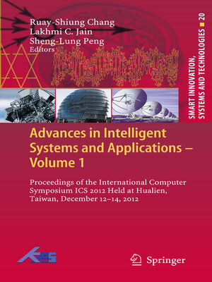 cover image of Advances in Intelligent Systems and Applications, Volume 1